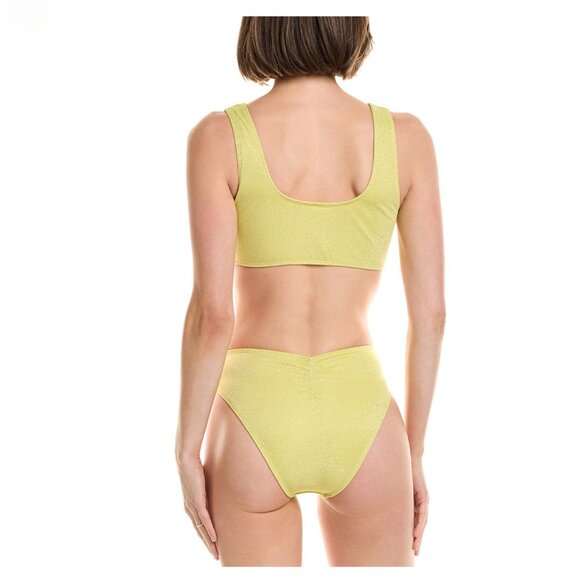 NWT Montce Sparkle Ky One Piece Swimsuit XL Limon Cutout - Picture 2 of 15
